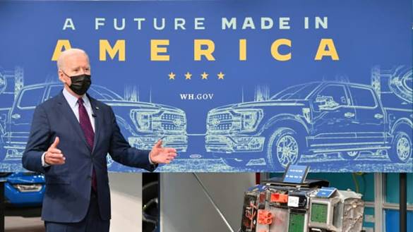 Biden to tour Michigan factory building Ford's electric F-150 Lightning  pickup